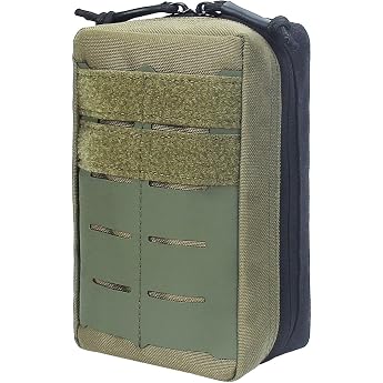 Tactical Bag MOLLE Admin Pack Military Medicine Waterproof EDC Tool Bag for Vest Chest and Waist Bag