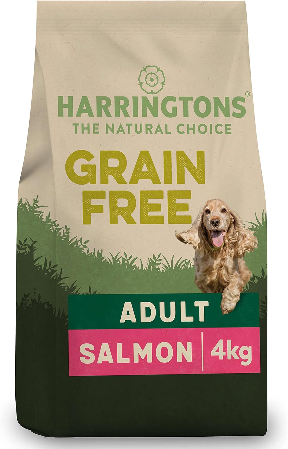 Harringtons Complete Grain Free Hypoallergenic Salmon & Sweet Potato Dry Adult Dog Food 4kg