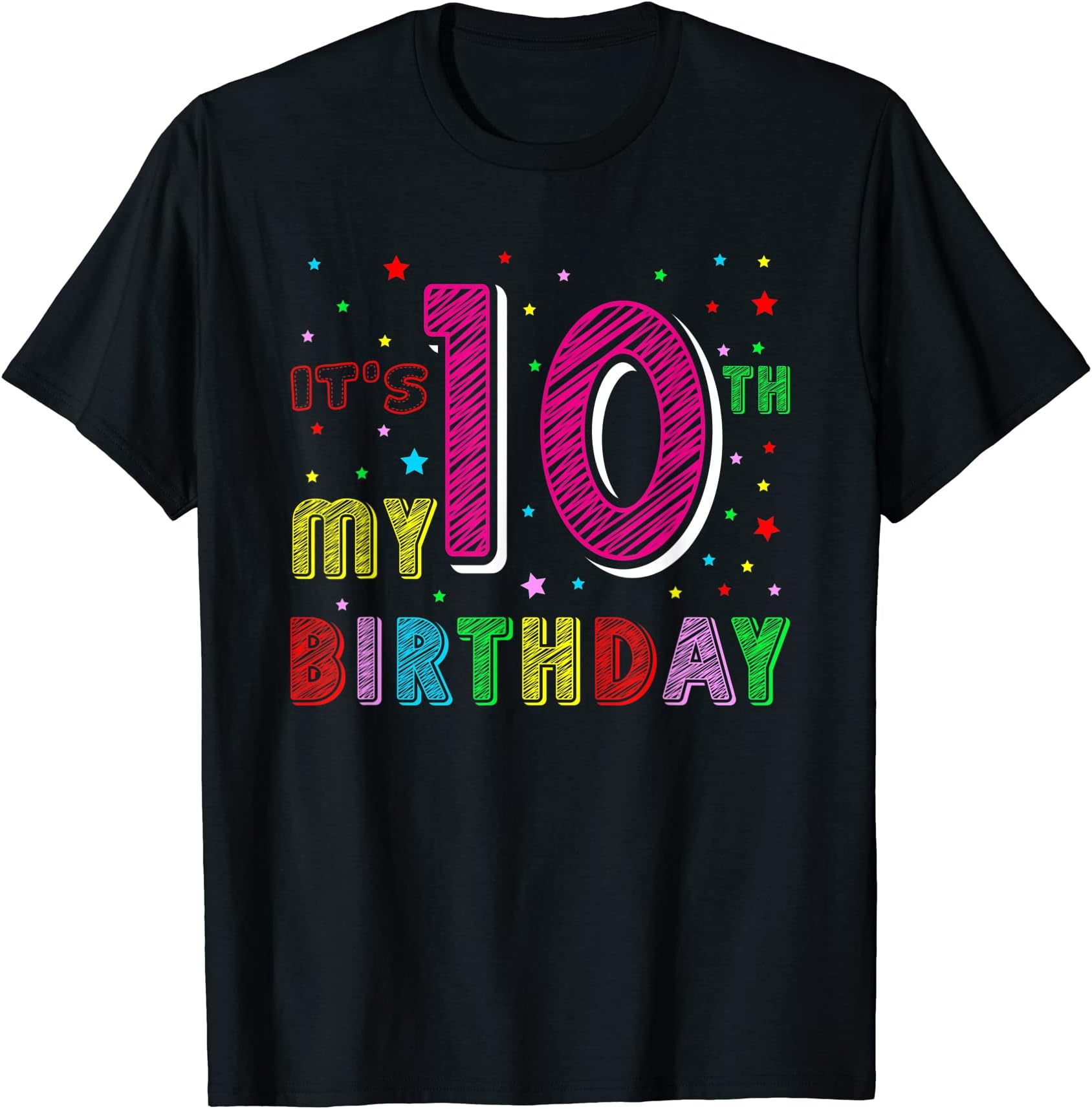 10th Natal Birthday-Girl Boy T-Shirt