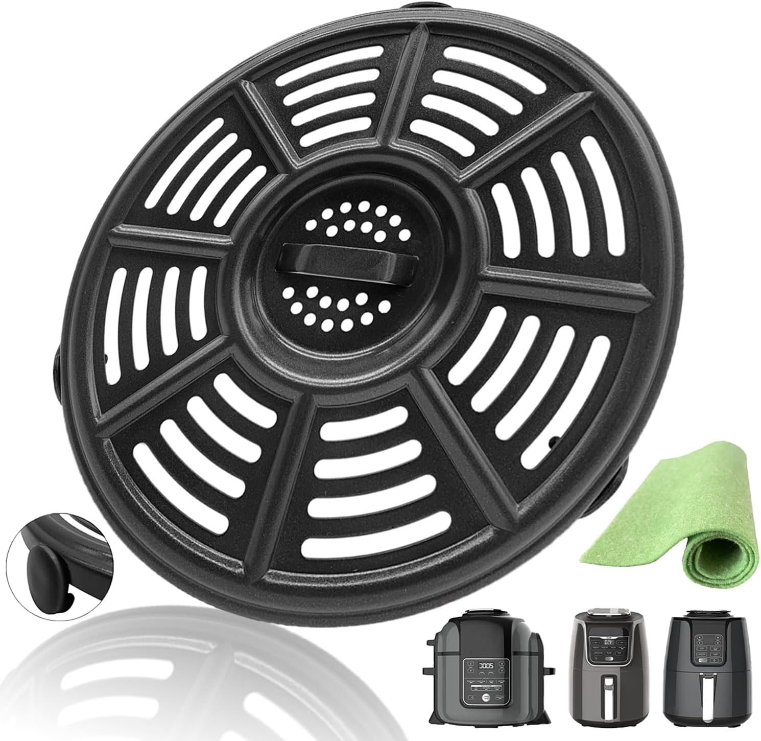 Chengziyue 8.2IN Air Fryer Crisper Plate for Ninja AF101