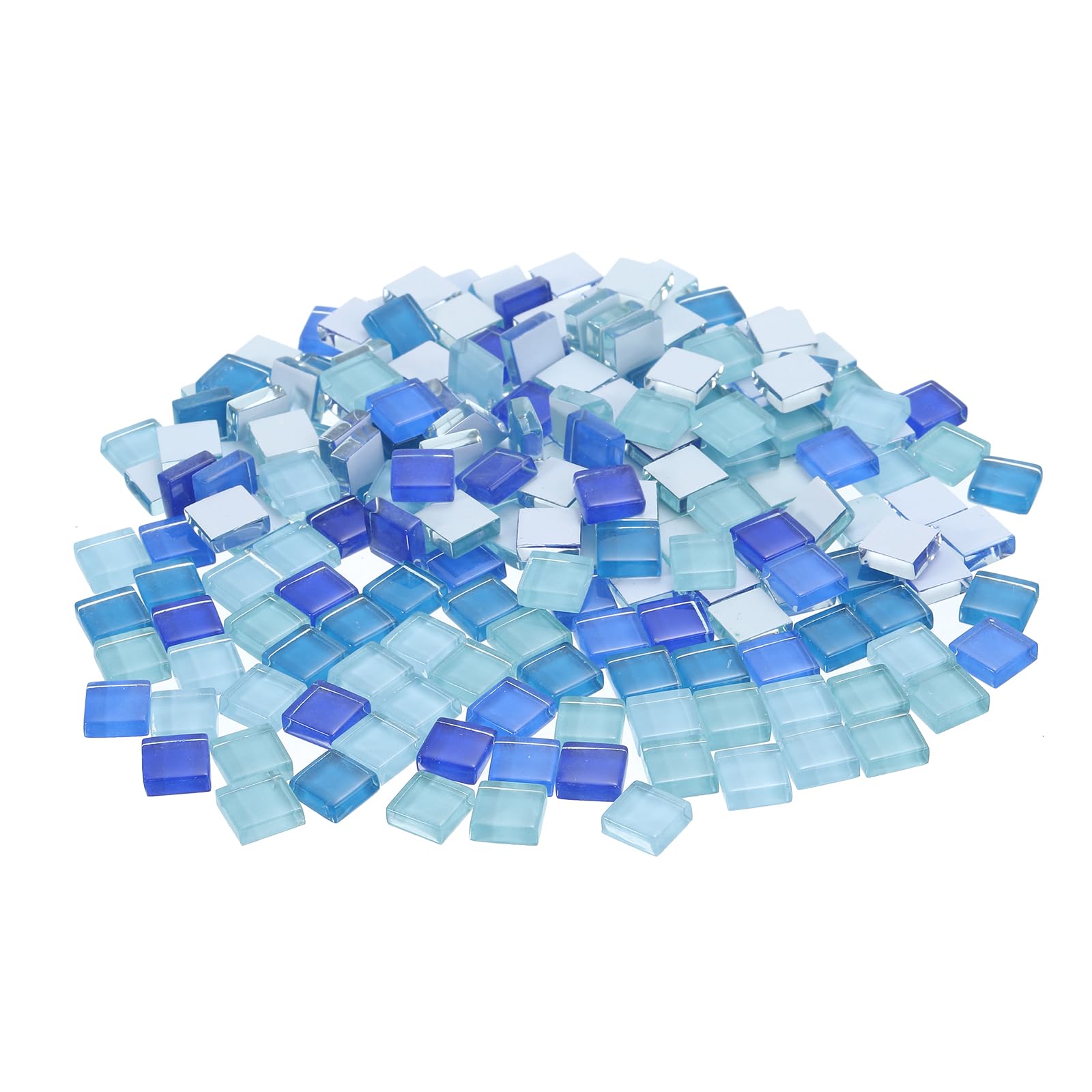 Azulejos de mosaico de cristal de 1 cm para rellenar proyectos de arte sin romper piezas