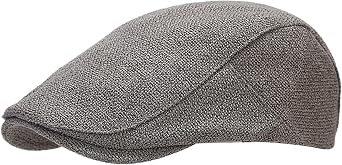 Summer Knitted Thin Beret Hats Caps Flat Hats for Cabbie Driving | Vintage, Flat Ivy, Breathable, Polyester Newsboy Caps