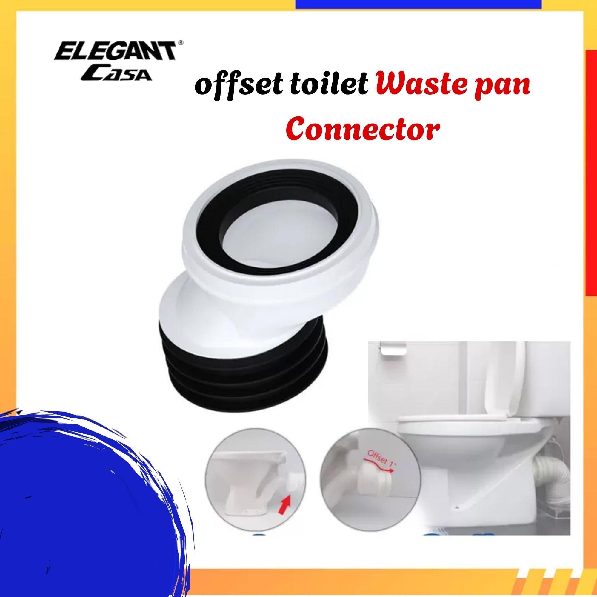 WC Pan Connector - Durable & Easy Install -6