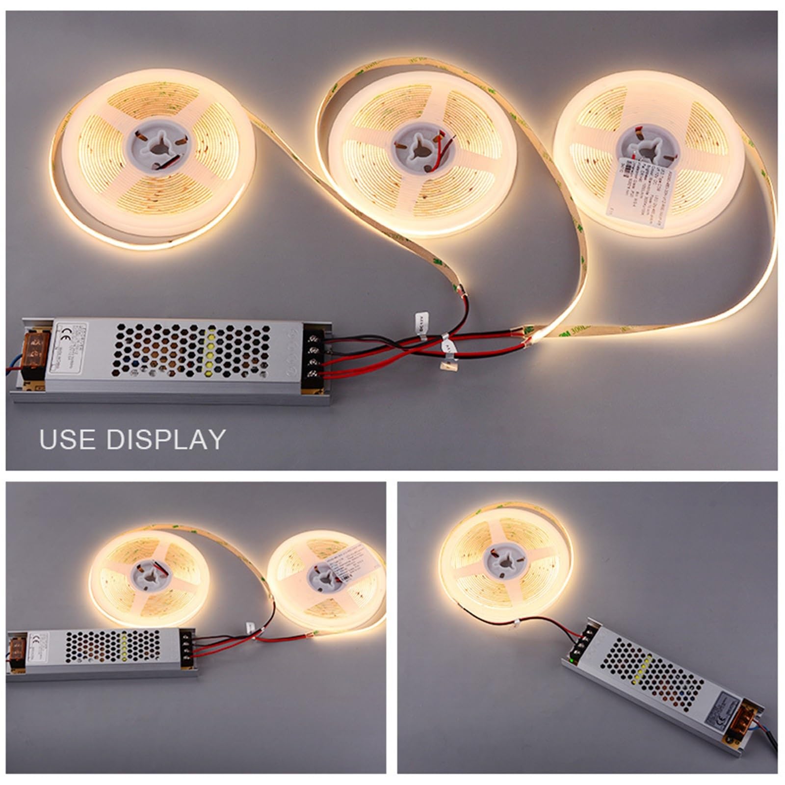 Ultracienki zasilacz LED, 12 V DC, 24 V, 60 W, 100 W, 150 W, 200 W, 300 W, 400 W, AC 180-260 V, sterownik do taśm świetlnych (24 V, 150 W)