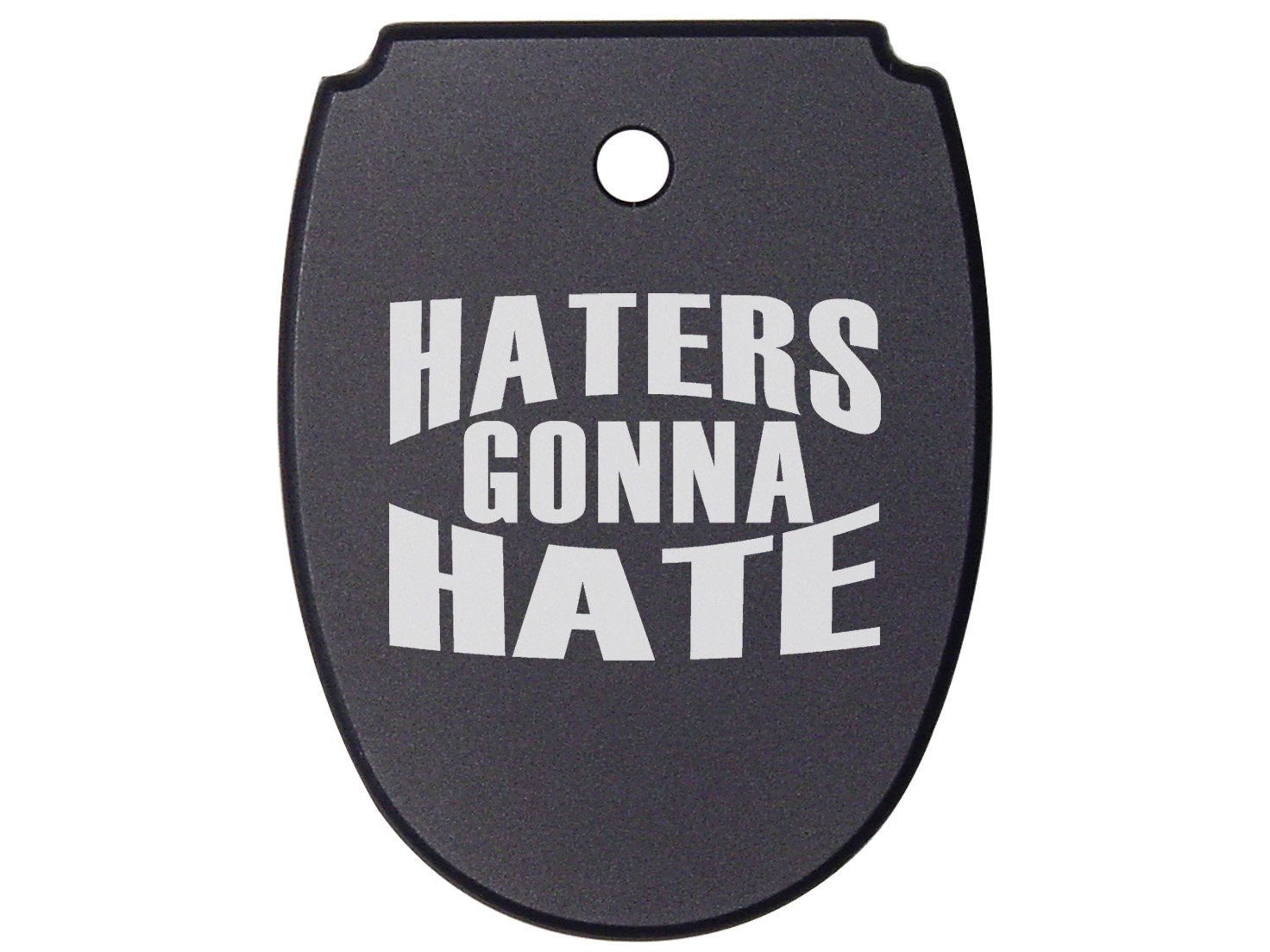 NDZ Performance for SIG SAUER P320 P250 Magazine Base Plate Black .45 ONLY - Haters Gonna Hate Text