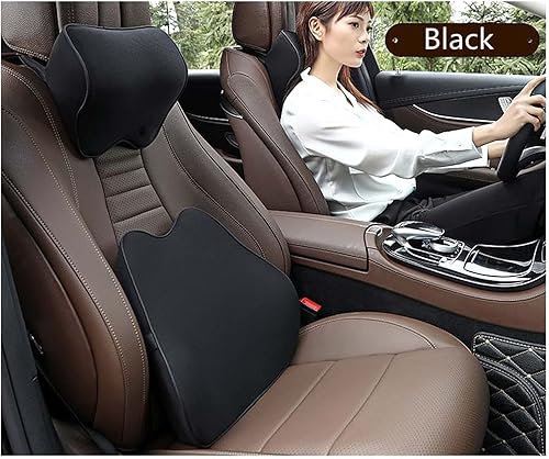 Miniatura 4 de E KAINI Almohada para el cuello del asiento del automóvil, cojín para reposacabezas que alivia el dolor de cuello y la tensión muscular, almohada de