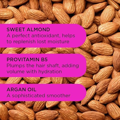 Miniatura 6 de Noughty Spray acondicionador y desenredante de sed 97% natural, tratamiento desenredante para cabello seco y dañado, con aceite de almendras dulces,