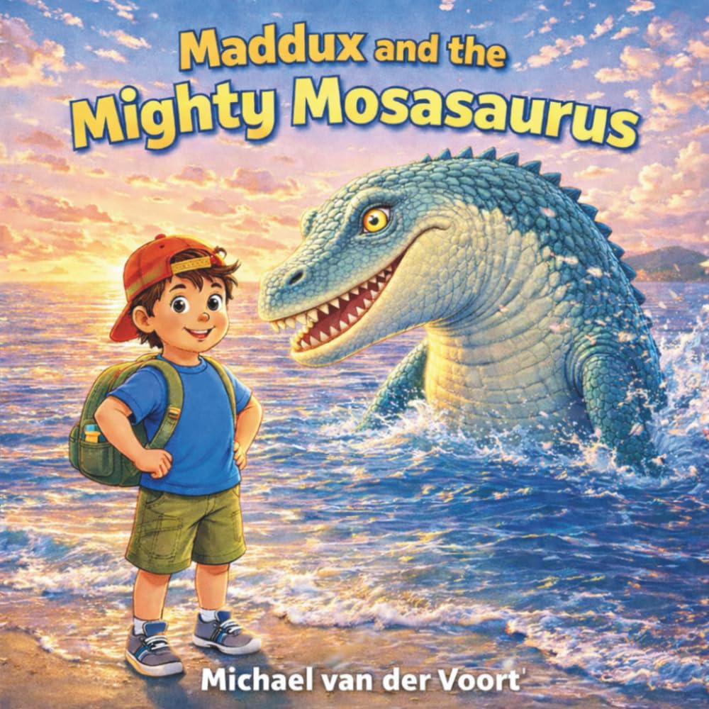 Maddux and the Mighty Mosasaurus: Mosasaurus Dinosaur Book - Dinosaur Books About Mosasaurus - Childrens Dinosaur Books Ages 3-5