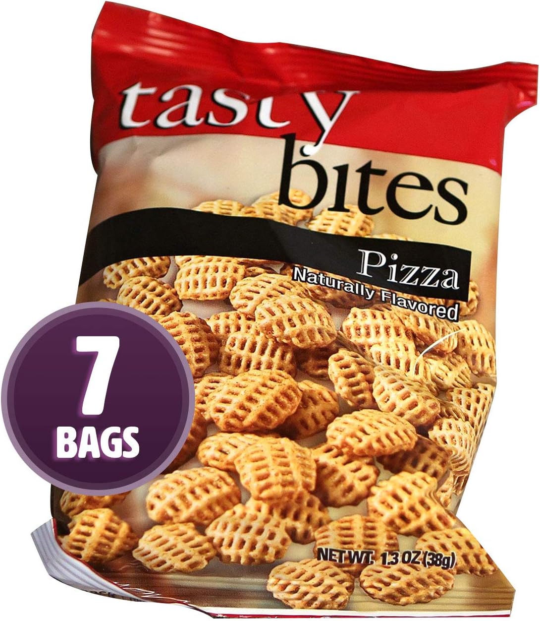 Weight Loss Systems Pizza Tasty Bites, 10g Protein, Low Fat, Low Sugar, Gluten Free, Healthy Diet Snack, 7 Bags