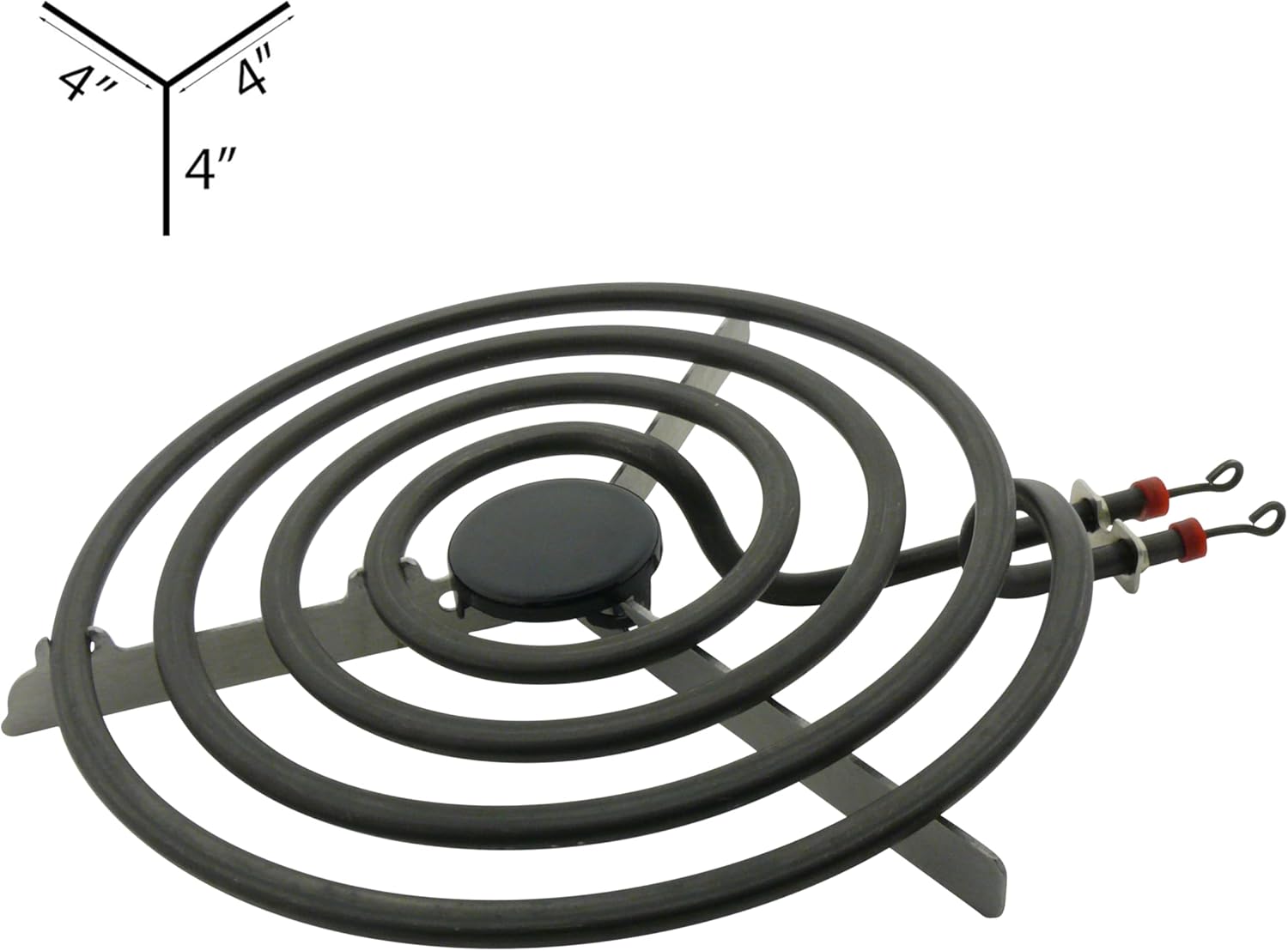 KITCHEN BASICS 101 4 Pack SP22YA Electric Range Burner Surface Element Replacement for GE WB30X253 WB30X254, Includes 1 8-Inch and 3 6-Inch Burners 325503, EA244014, PS244014, AH244014, WB30X0253