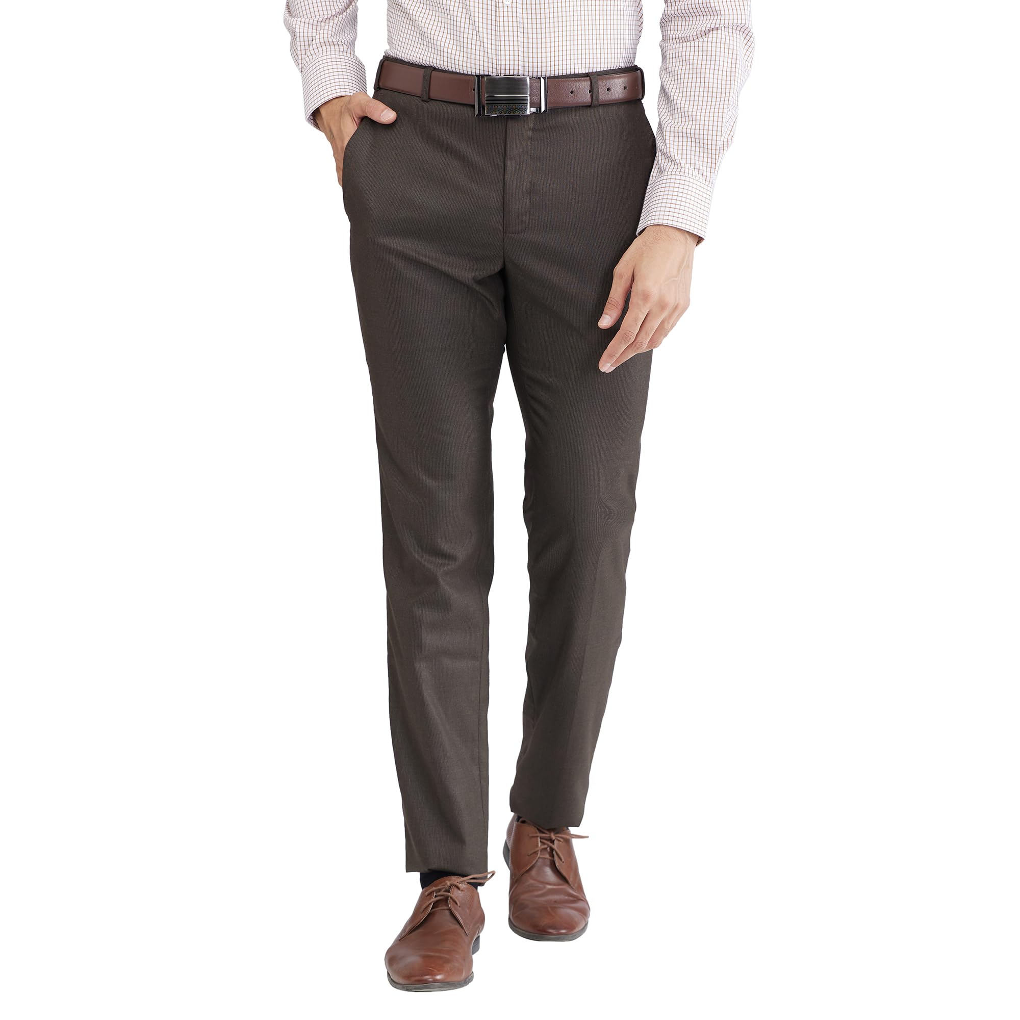 Men's Slim Fit Mid Rise Trouser