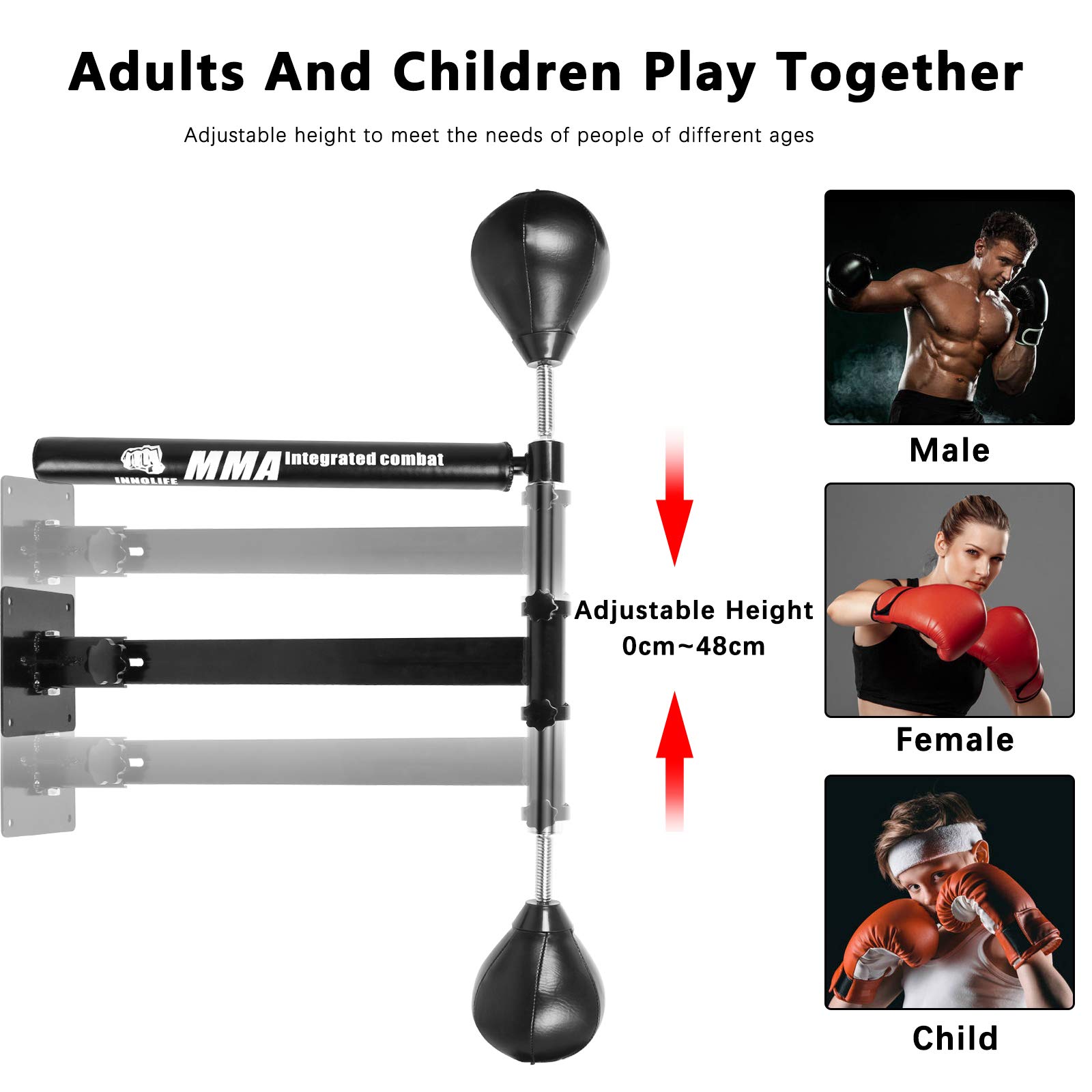 Amazon.co.jp: INNOLIFE(イノライフ) ボクシングスピニングバー 壁