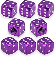 Vista 39 de 6 tapas de vástago de válvula de neumático, tapas de válvula de neumático de acero inoxidable para automóviles, camiones, SUV, motocicletas, Verde