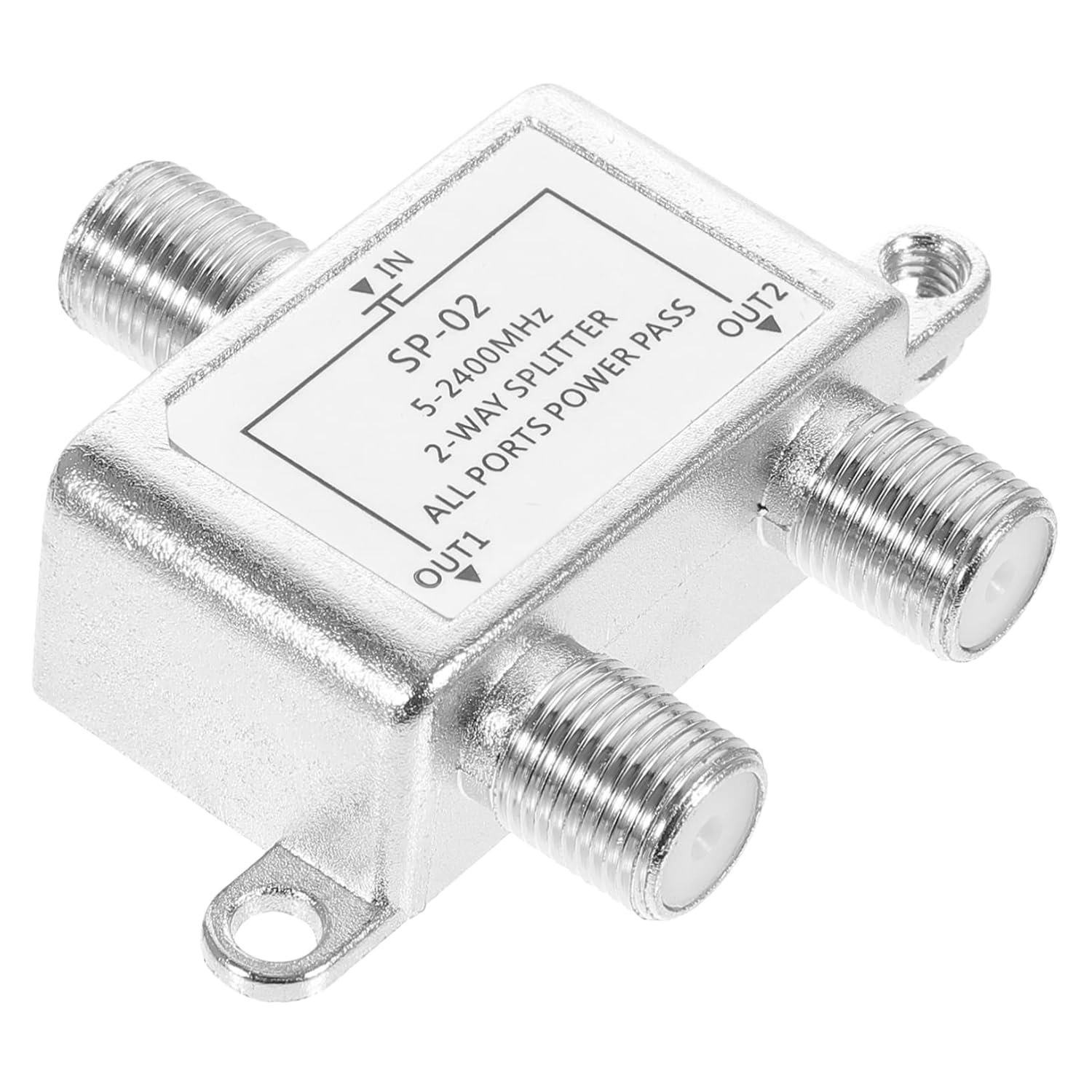 FUNOMOCYA Two Splitters Coaxial Accessory Tv Antenna Coax Cable Wire