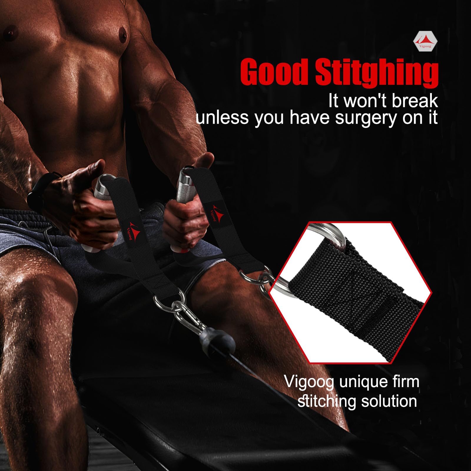 Professionelle Metall-Workout-Griffe, robuste Ersatzgriff-Aufsätze für Kabelmaschinen, Widerstandsbänder, Lat-Pulldown, Kraftübungen, Heim-Fitnessgeräte und kommerzielle Fitnessgeräte