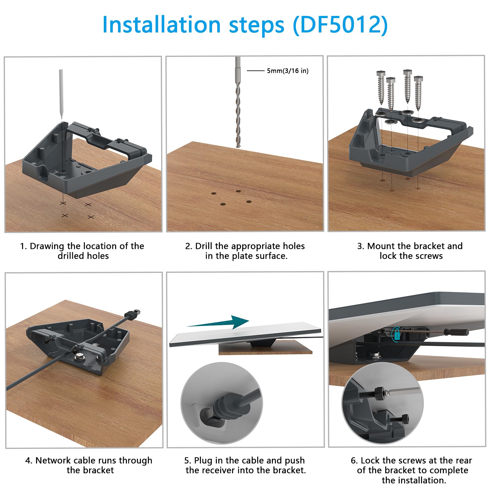 HOLACA Soporte adaptador de tubo compatible con Starlink Gen 3 (Starlink Gen 3 no incluido), montaje universal de pared/techo/coche, estable y resistente a la intemperie