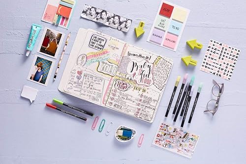 Miniatura 5 de Edding Bolígrafo de 1200 colores fino - rojo - 10 bolígrafos - punta redonda 0.039 in - rotulador para dibujo y escritura - para escuela o mandala