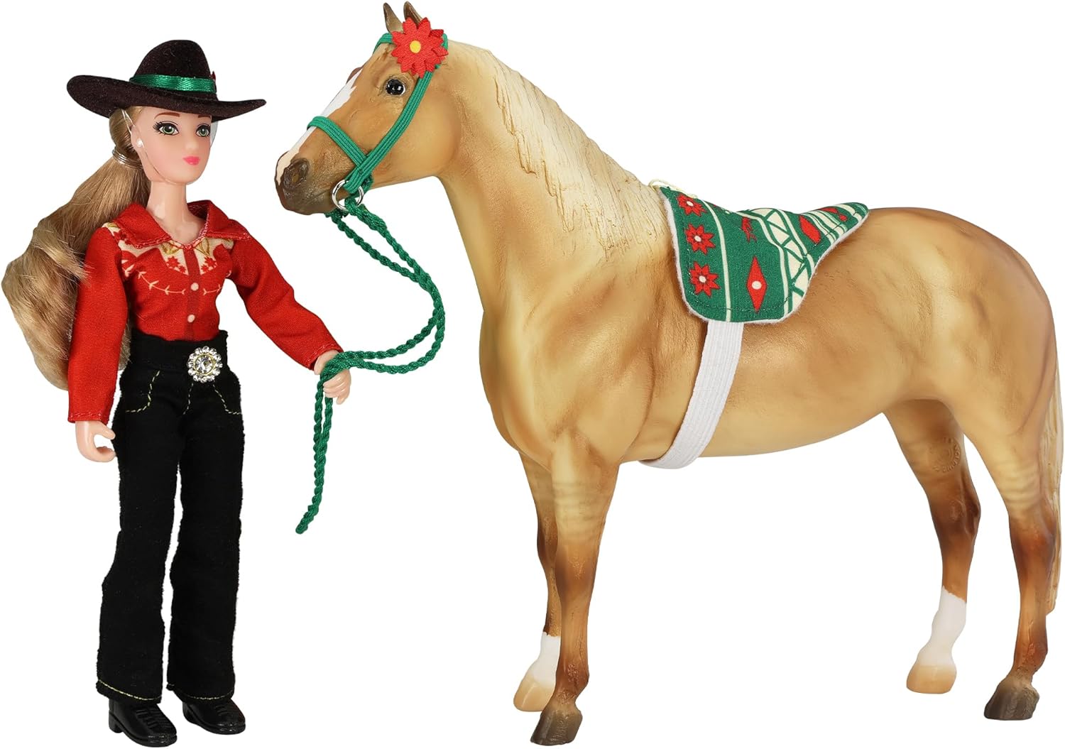 Breyer 2025 Holiday Play Set | Holiday Trail Ride | Model # B-HP-10368