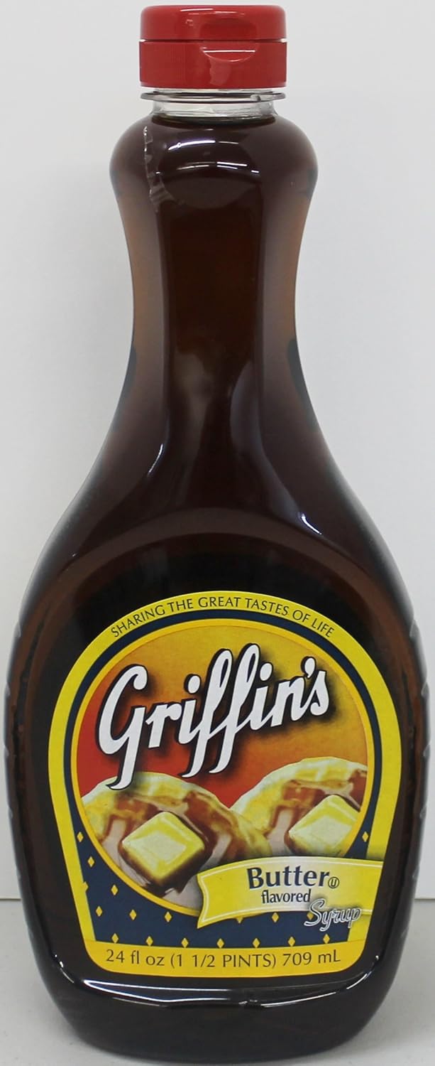Griffin's Butter Flavored Syrup 24 Oz. (Pack of 2) Amazon.ca Grocery