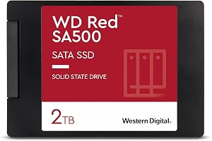 WD Red SA500 2TB, NAS SATA SSD, 2.5 Inch