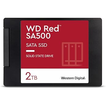 WD Red Internal Hard Drive 2 TB (2.5 Inch, NAS Hard Drive, NASware Technology, for Continuous NAS Systems) Red