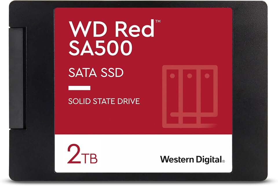 WD Red SA500 2 to Disque SSD SATA NAS, 2.5 inch