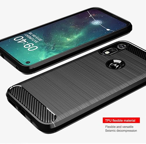 Miniatura 2 de Asuwish Funda compatible con Moto E 2020 Motorola E7 y protector de pantalla de vidrio templado, accesorios de celda, fundas de silicona para MotoE