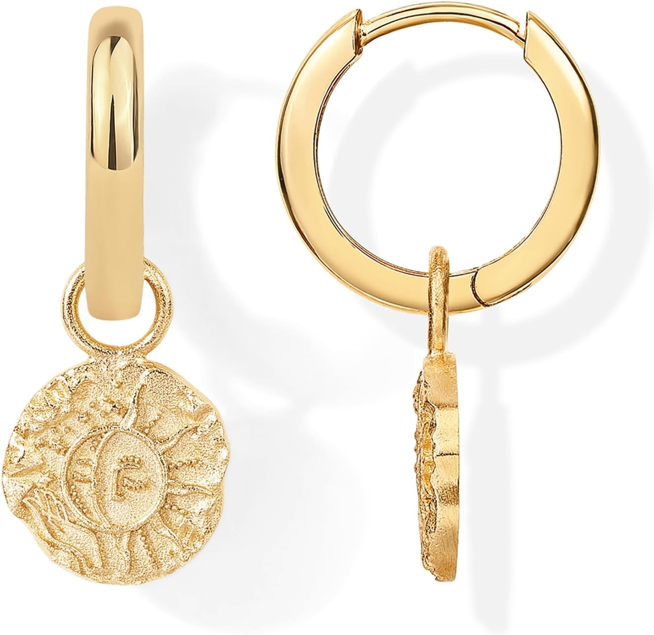 Pavoi 14k gold plated s925 sterling silver post lightweight drop …