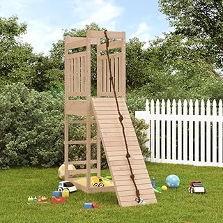 Outdoor Playset Solid Wood Pine 34.1kg/75.02lb