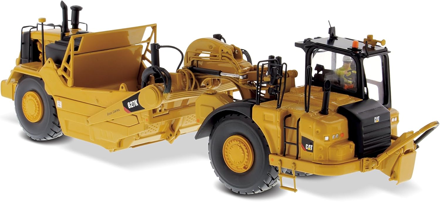 1:50 Cat 627K Wheel Tractor-Scraper | High Line Series | 1:50 Scale Model Diecast Collectible Model 85921