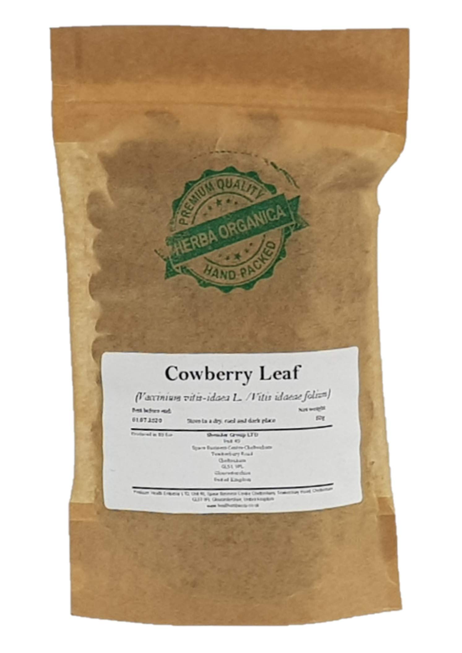 Herba OrganicaCowberry Leaf - Vaccinium Vitis-Idaea L Lingonberry, Partridgeberry (50g)
