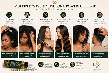 Rosemary Hair Growth Oil 4.04 fl oz (120ml) Real Rosemary Infused Scalp Oil with Biotin, Castor, Argan & Peppermint Oils Hair Strengthening & Thickening Treatment for Women & Men