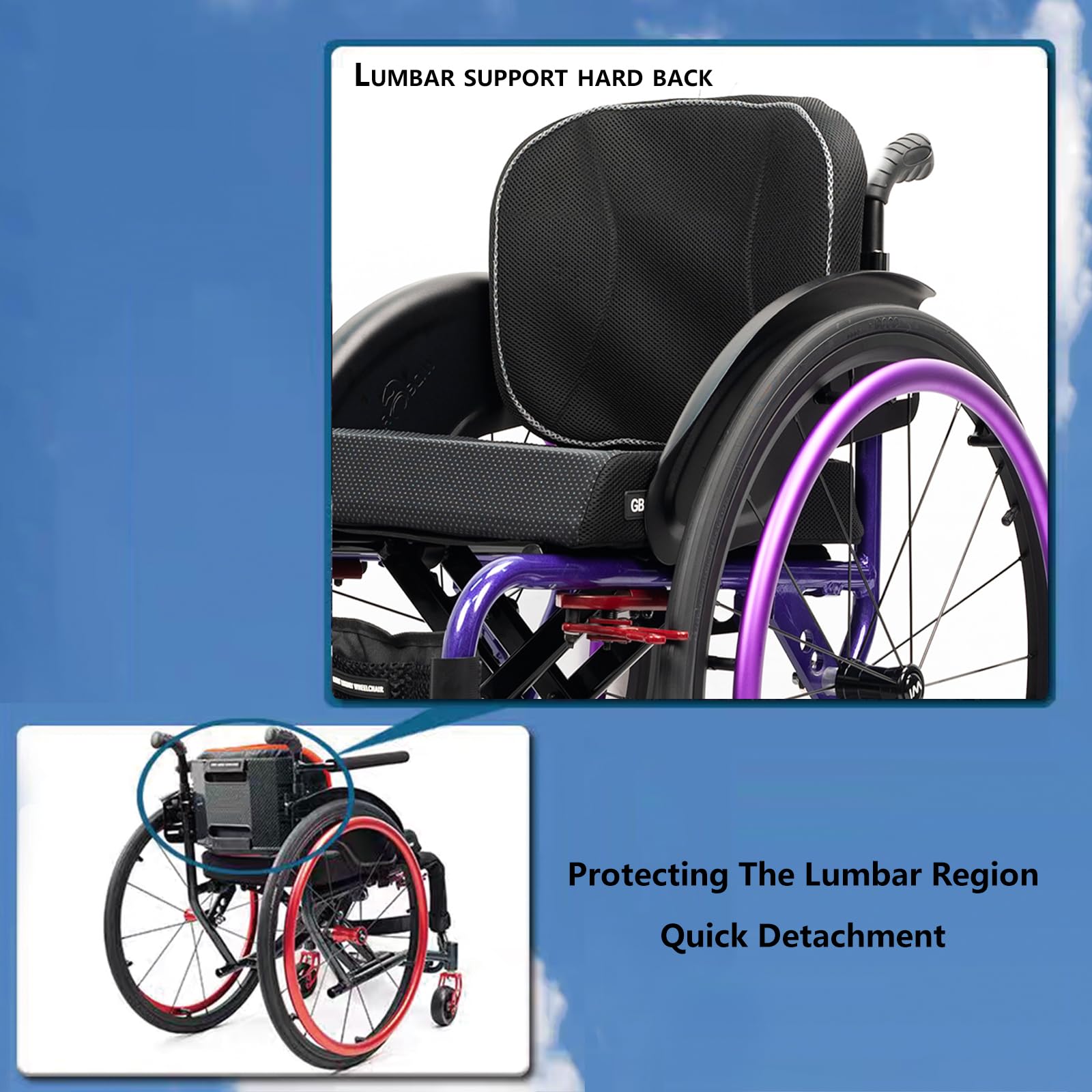 Sillas De Ruedas Deportivas Y De Ocio Para Adultos,silla De Ruedas De Transporte,silla De Ruedas Deportiva Ultraligera Plegable Todo Terreno,silla De Ruedas Manual Portátil De Aleación De Aluminio(Sea