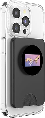 Miniatura 4 de Vaporwave Aesthetic Music audiocassette Synthwave Vaporwave PopSockets PopWallet for MagSafe