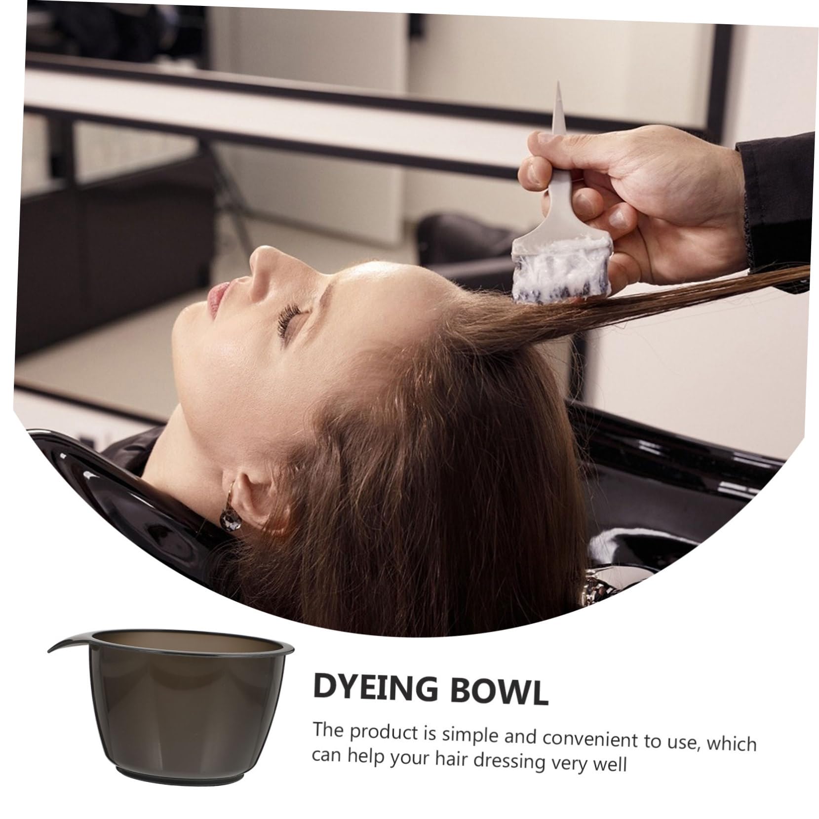 Healeved 6pièces Bols De Coloration Plastique Outils Multifonctionnels Pour Salon De Coiffure Et Utilisation Personnelle Pratiques Pour Mélanger Et Développeur