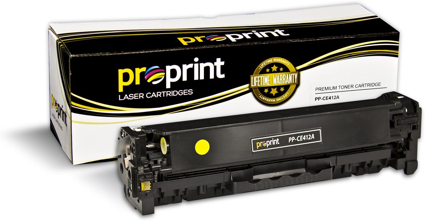 ProPrint Compatible Toner Cartridge Replacement for HP CE412A ( Yellow )