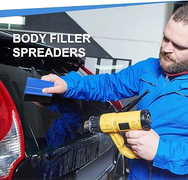 2PCS Premium Blue Squeegee Smoothing Tool - Anti-Scratch Trimming Tool for Multi-Use Application Kit of Car Vinyl Wrap, Wallpaper & Window Tint Film