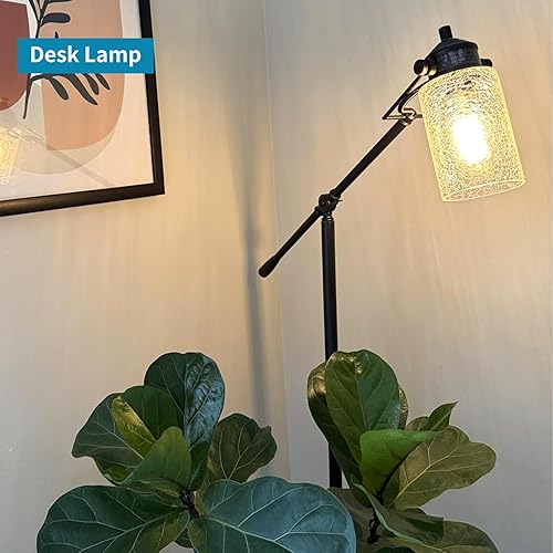 Miniatura 9 de Skelang Pantalla de lámpara de cristal sin labios, cubierta de luz cilíndrica con apertura de ajuste, repuesto para candelabro, colgante, luz de