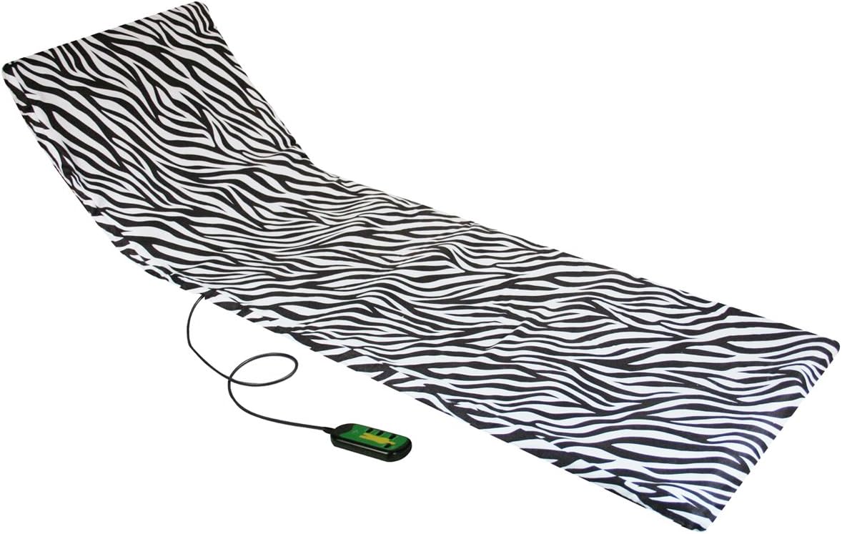 Hydas Massage Mat in Zebra Look With Heat