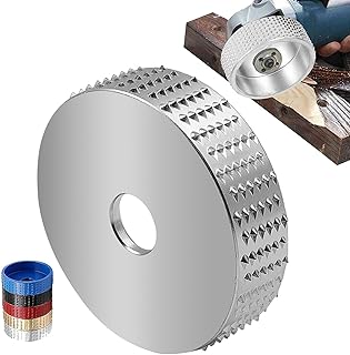 Wood Angle Grinding Wheel, Wood Cutting Grinding Wheel 4 1/2 for Angle Grinder, Angle Grinder Wood Carving Disc Grinding Wheel, Wood Shaping Carving Disc Attachment
