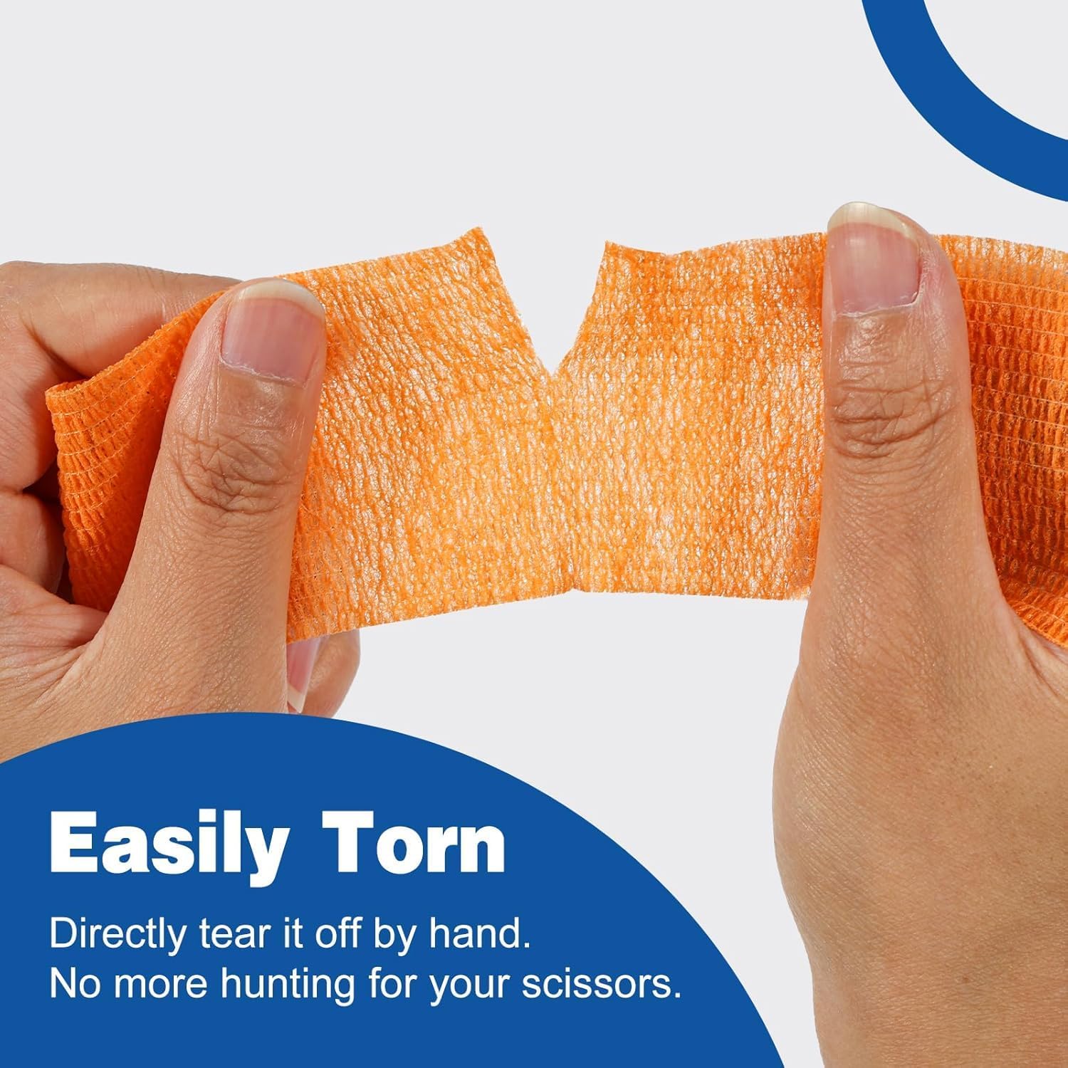 AZEN 120 Pack Self Adhesive Bandage Wrap, 2" X 5 Yards Elastic Cohesive Bandage Wrap, Color Athletic Tape, Vet Wrap, Ankle Tape - Image 6