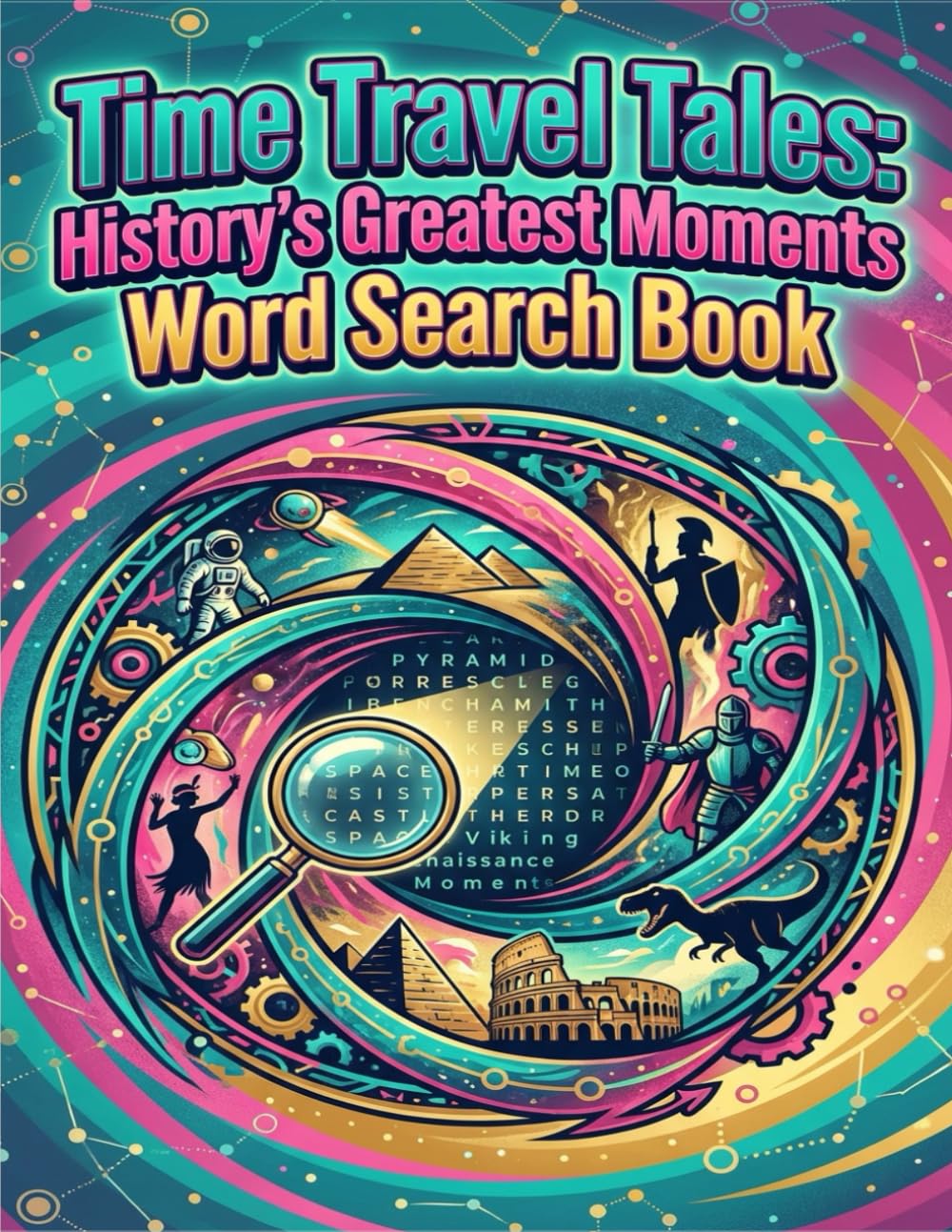 WORD SEARCH PUZZLES: TIME TRAVEL TALES: HISTORY'S GREATEST MOMENTS