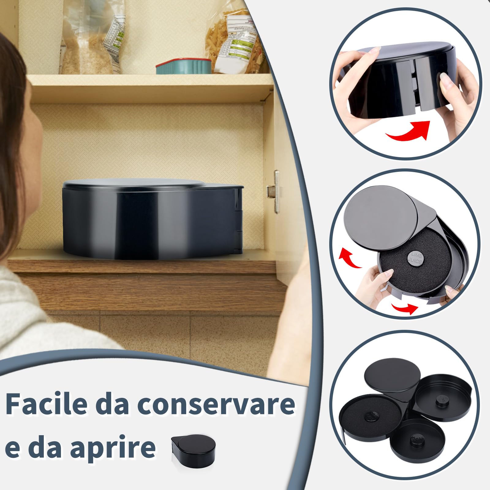 TonJin 1 Confezione da 3 Livelli Bar Rimmer in Vetro Scatola di Plastica Nera Rimmer per Zucchero e Sale con Spugna per Strumento da Barista da Cocktail,Bar Glass Rimmer for Margarita