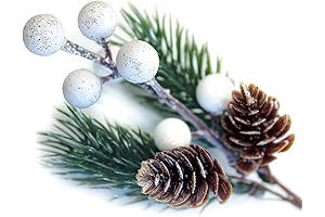 OLYPHAN White Christmas Picks