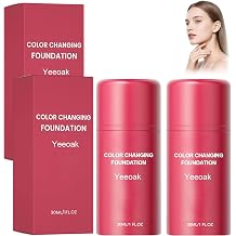 Color Changing Foundation for Women, 2 Pack