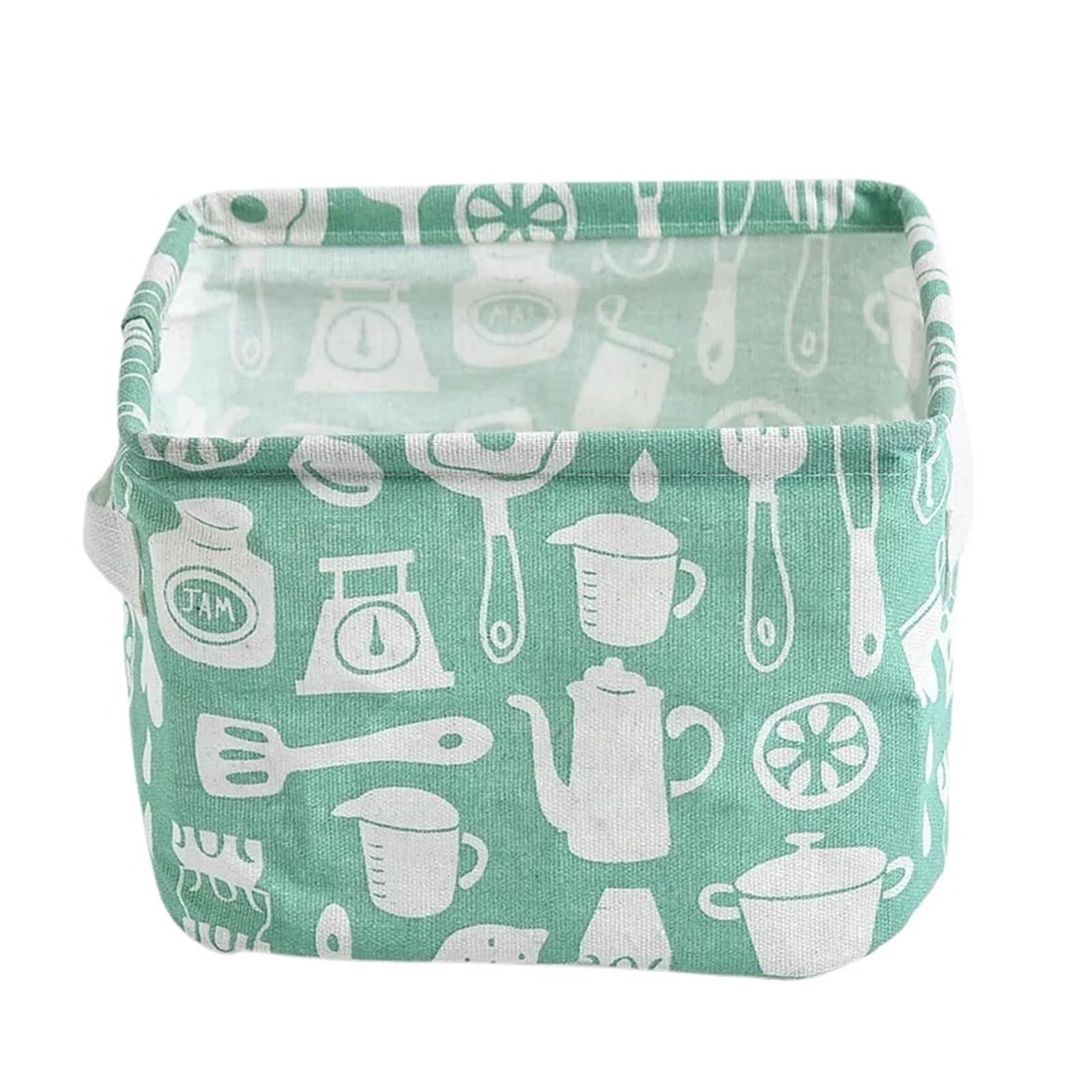 EWUHYFP Storage Boxes Toy Storage Fabric Foldable Basket Cotton And Hemp Desktop Box Small Fresh Waterproof(Color14)