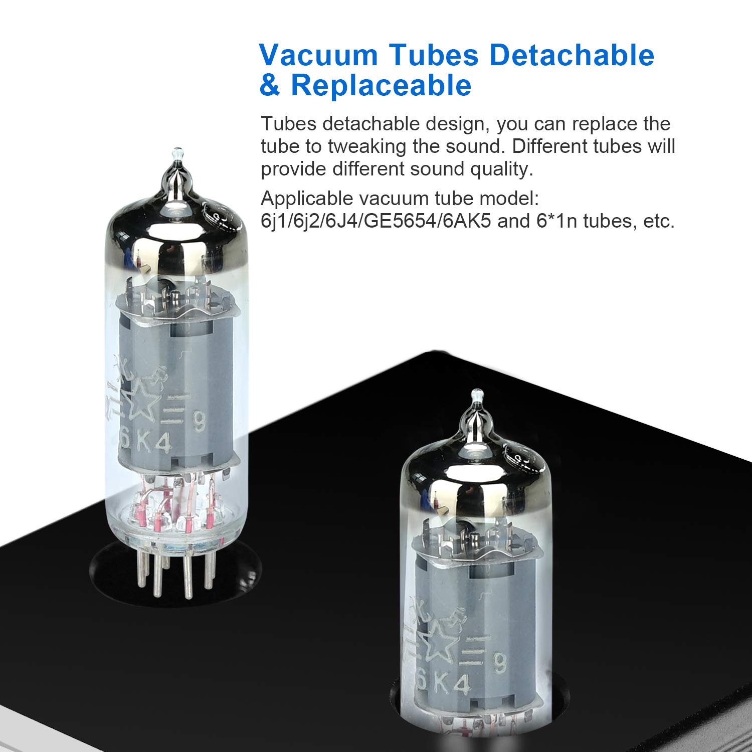 SUCA AUDIO Tube Preamplifier for Home Audio Player Mini HiFi Stereo