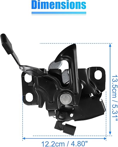 Miniatura 8 de X AUTOHAUX 74120-TBA-A01 - Cerradura de pestillo de capó de motor de automóvil para Honda Civic EXEX-LEX-TLXSiSportSport TouringTouring 2016-2020