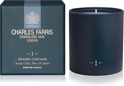 Vista 17 de Charles Farris Vela perfumada de lujo – 1 mecha, vertida a mano, larga duración, combustión limpia, 7.5 onzas, quema hasta 50 horas, fabricada
