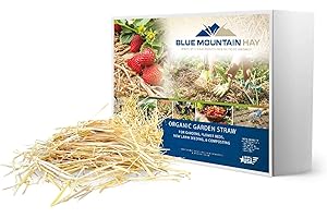 Blue Mountain Hay: 25 lb Organic Mulch for Vegetable Gardens